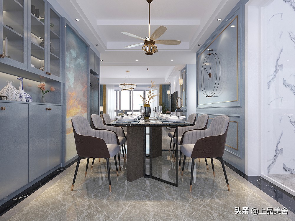 夫妻俩为了小孩上学，果断买下188㎡学区房，装轻奢风让人羡慕