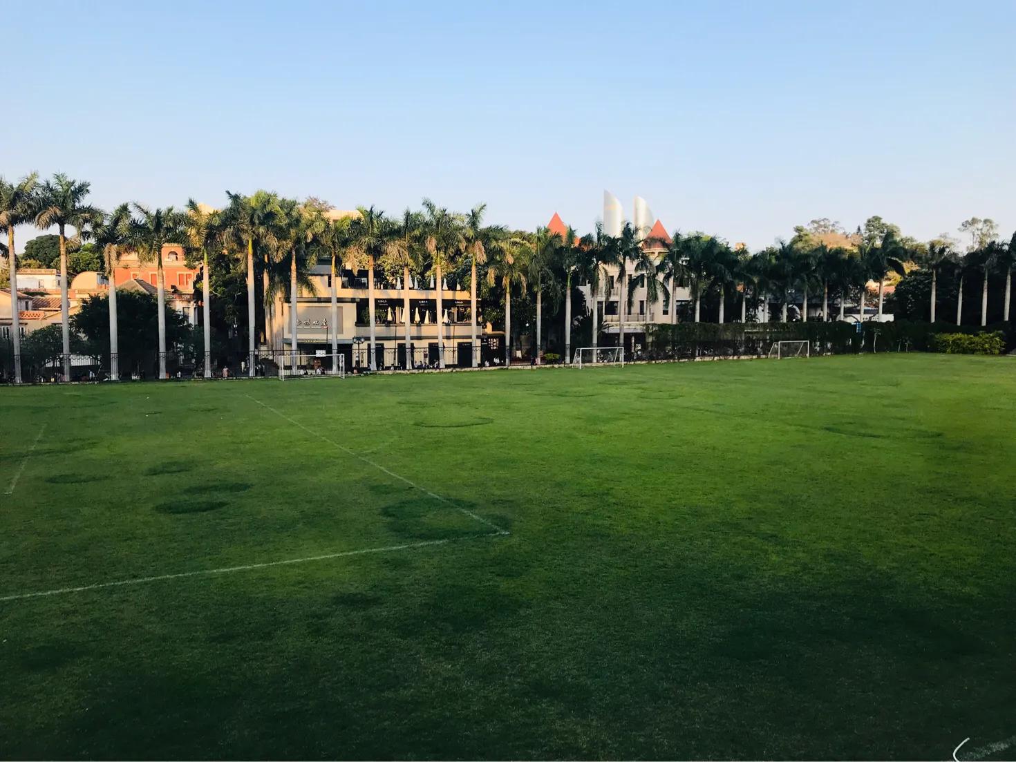 鼓浪屿上有个足球场,鼓浪屿有几个足球场大