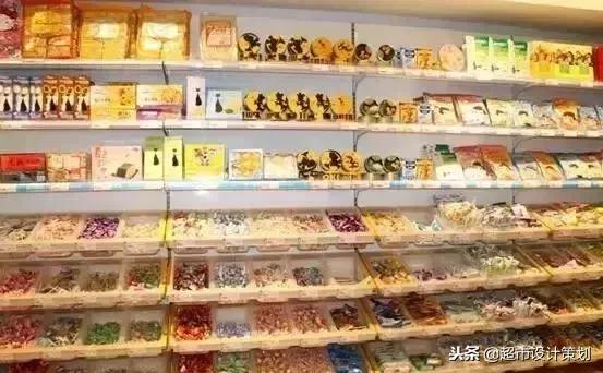超市食品陈列摆放效果图,超市休闲食品创意陈列图片