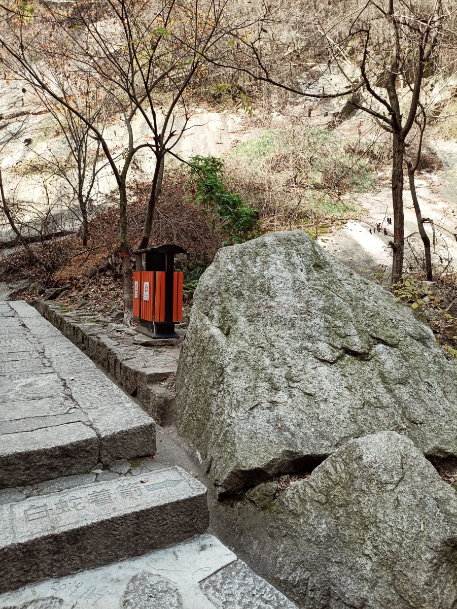 华山二日游登山攻略路线图,陕西自由行夜爬华山