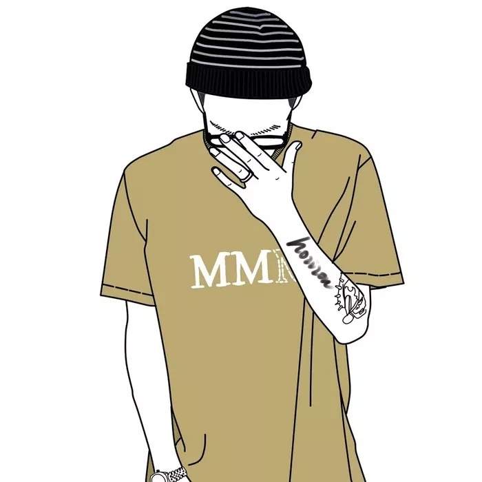 中性头像手绘森系,头像创意个性独特原宿手绘