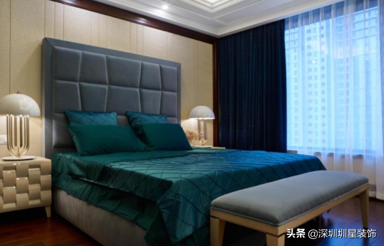 金地天逸轻奢装修,平潭金地天逸117户型装修