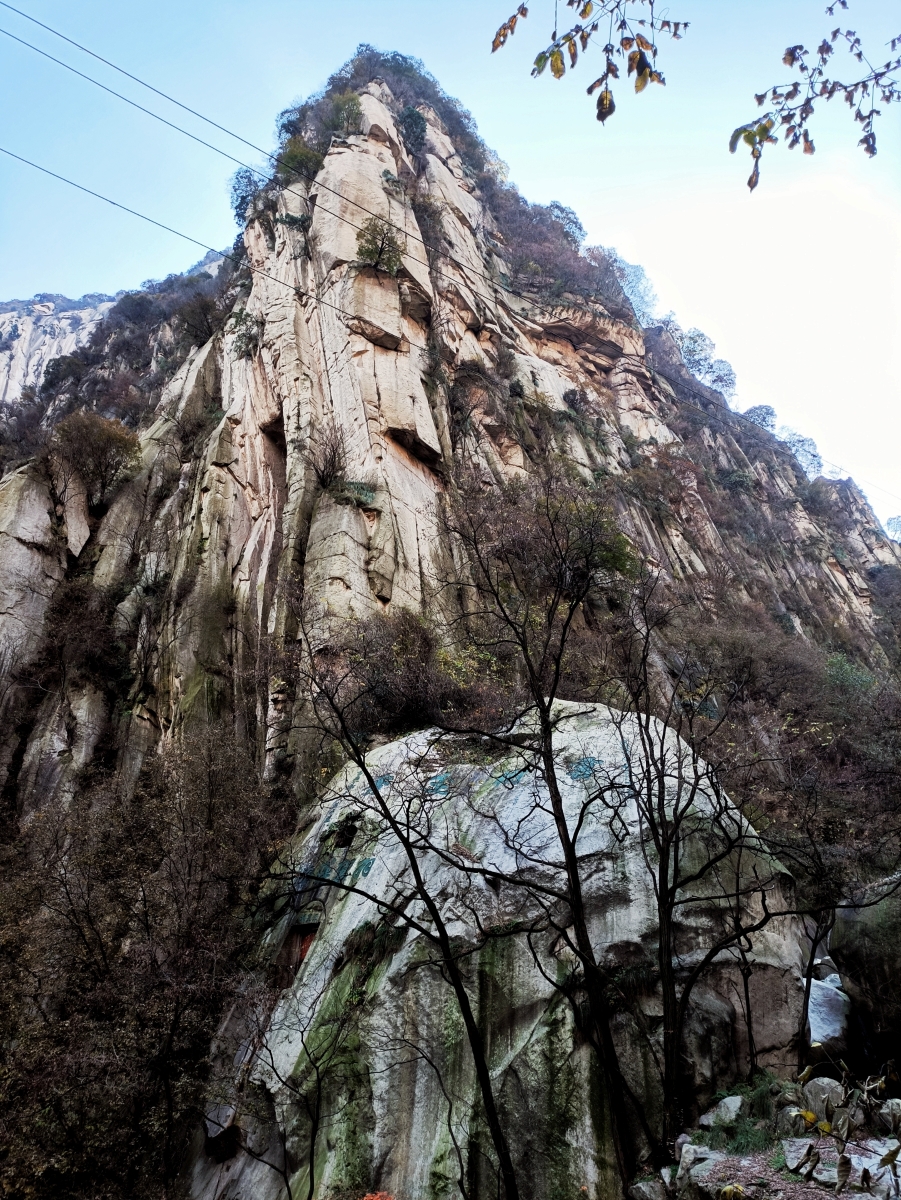 华山二日游登山攻略路线图,陕西自由行夜爬华山