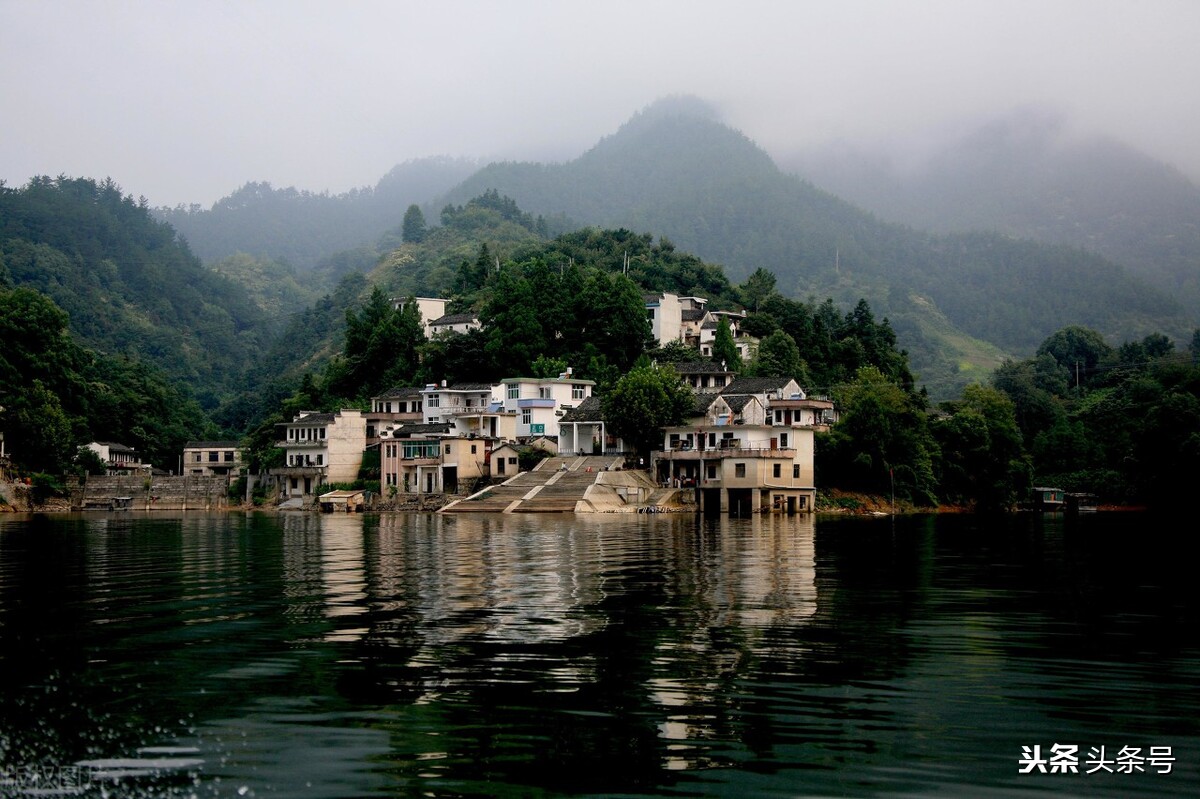 富春江一线江景,杭州钱塘江富春江