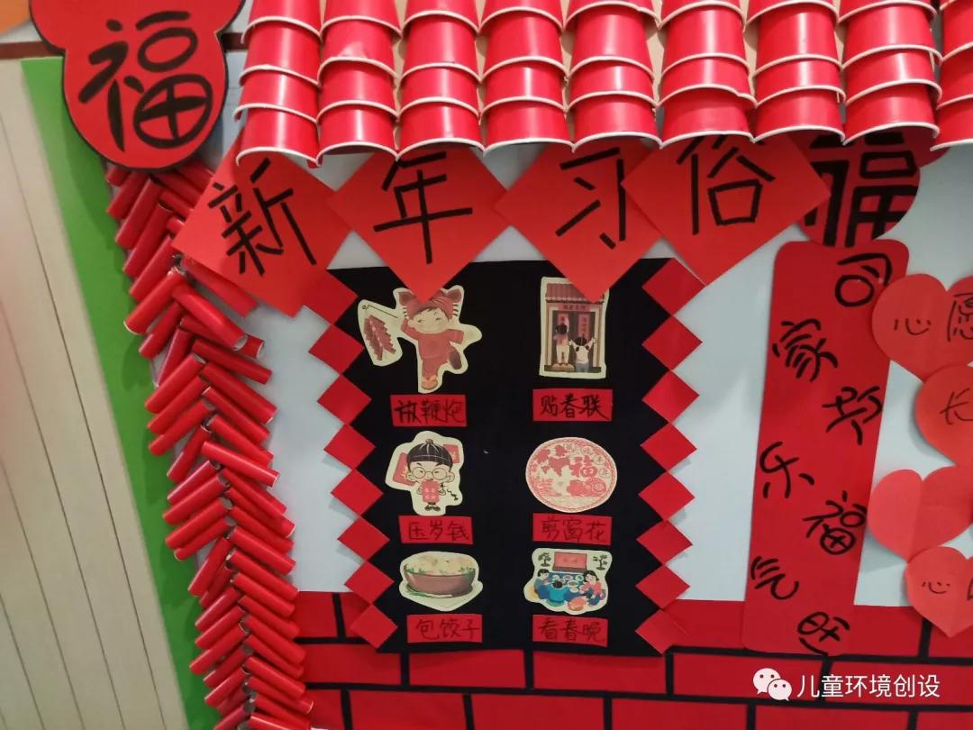 幼儿园新年环创参考,幼儿园新年教室环创