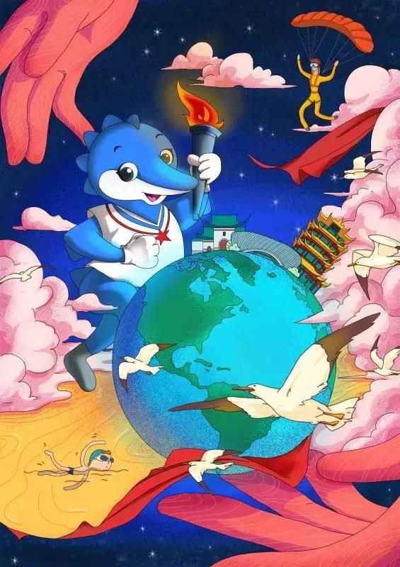 走进军运｜500多幅作品构成一个“全能兵兵”，你被圈粉了吗？