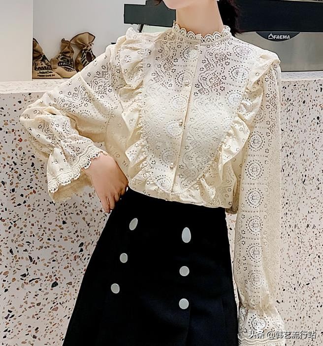 韩版穿搭女装高级感春,女装毛衣新款韩风搭配