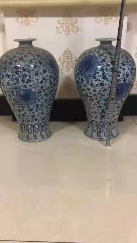 青花瓷器财神塑像鉴赏,青花瓷器鉴定