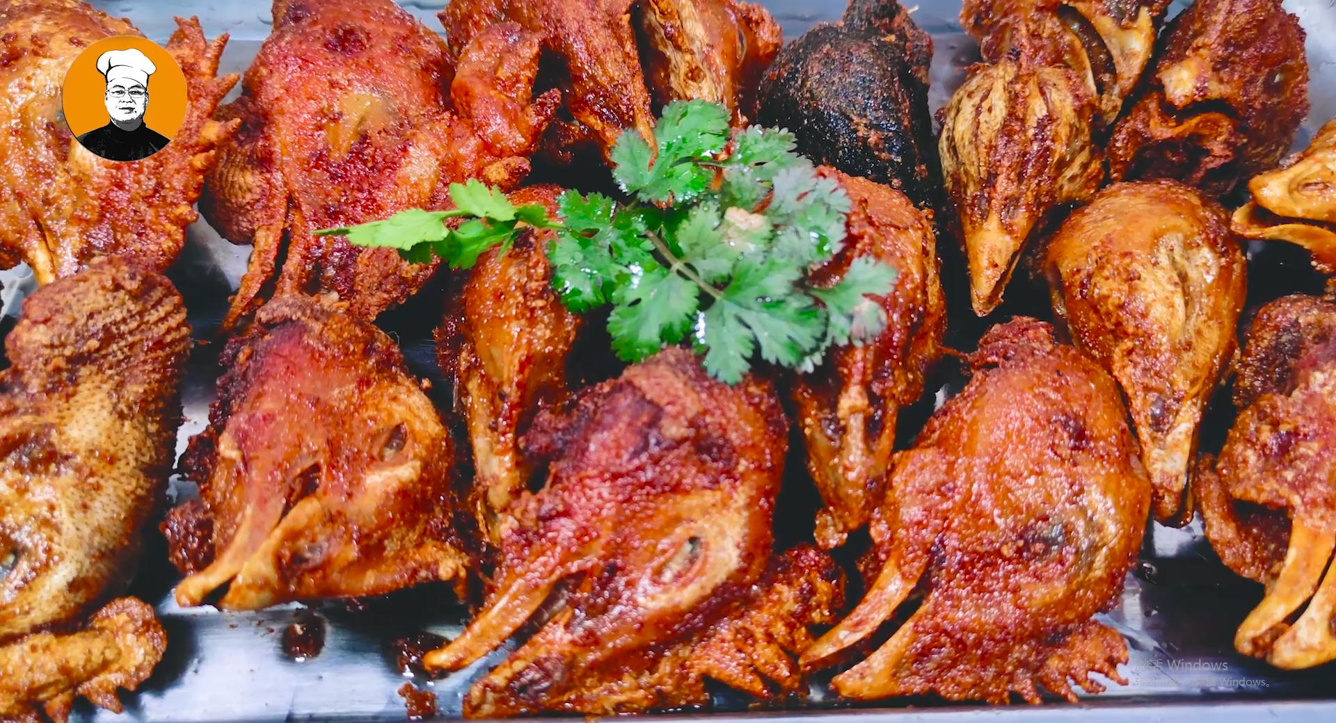 老刘老式炸鸡,香酥炸鸡头