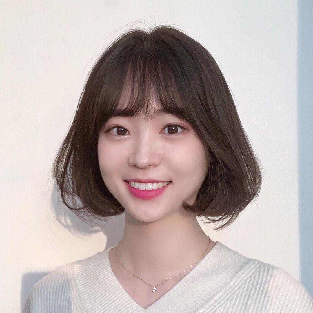 显瘦脸小遮痘的烫发,遮脸韩式发型气质