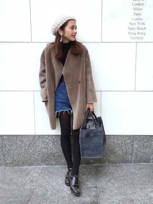 日本女生示范各色裤袜穿搭,日本美女穿搭过膝袜