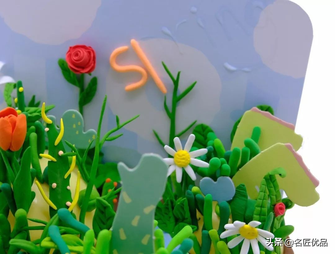 手工黏土花的世界,走进大自然手工粘土
