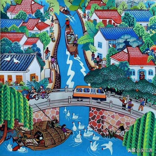 这位吴江农民，用画笔绘出五彩的梦