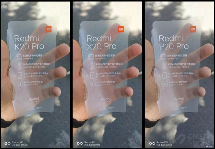 红米855版贴膜曝光，27W快充+索尼4800万命名对标荣耀？