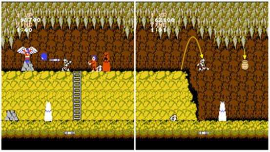 经典fc游戏通关魔界村,fc版魔界村