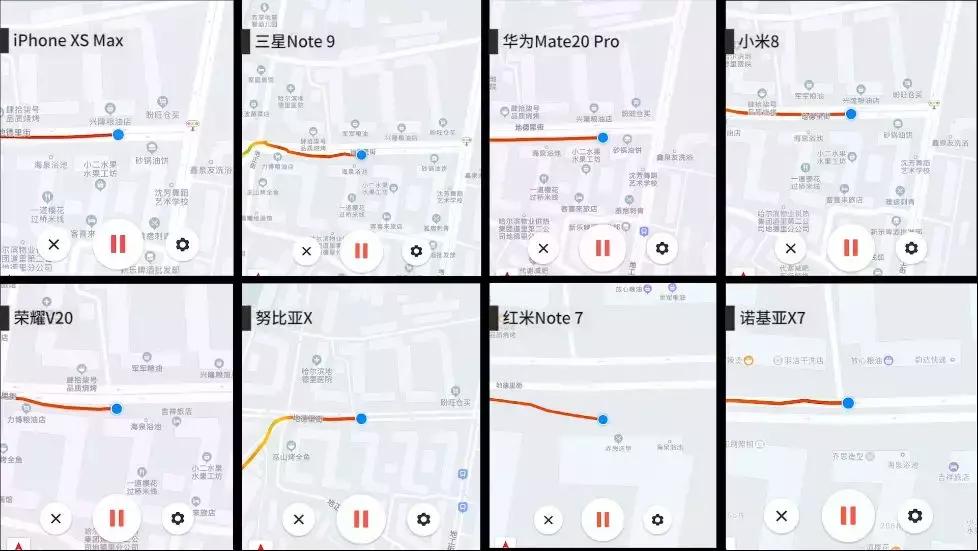 各品牌手机gps信号评测,各手机gps导航信号测试