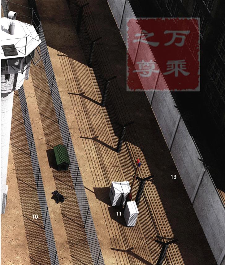 严密边境防御体系，柏林墙的结构和组成