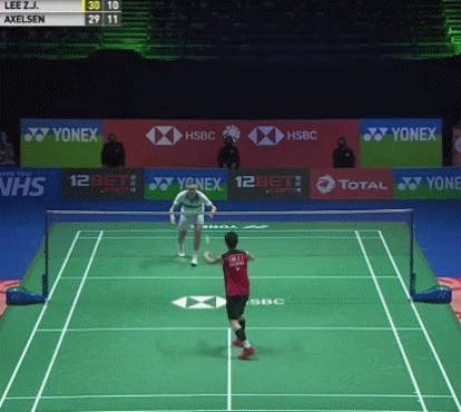 GIF羽毛球技术赏析：李梓嘉，“远网决胜”时代的灯塔