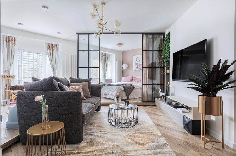 好看又省钱的入门屏风设计,隔而不断的屏风设计