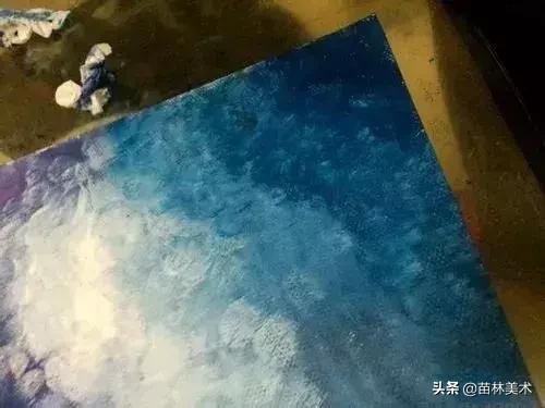 用水彩笔画星空怎么画,简单又好看的水彩星空