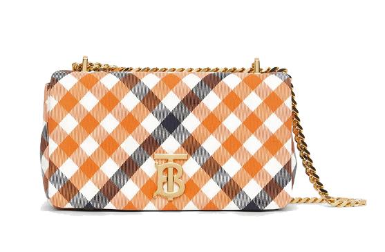 burberry黑色字母单肩尼龙包,burberrylola包丹宁色