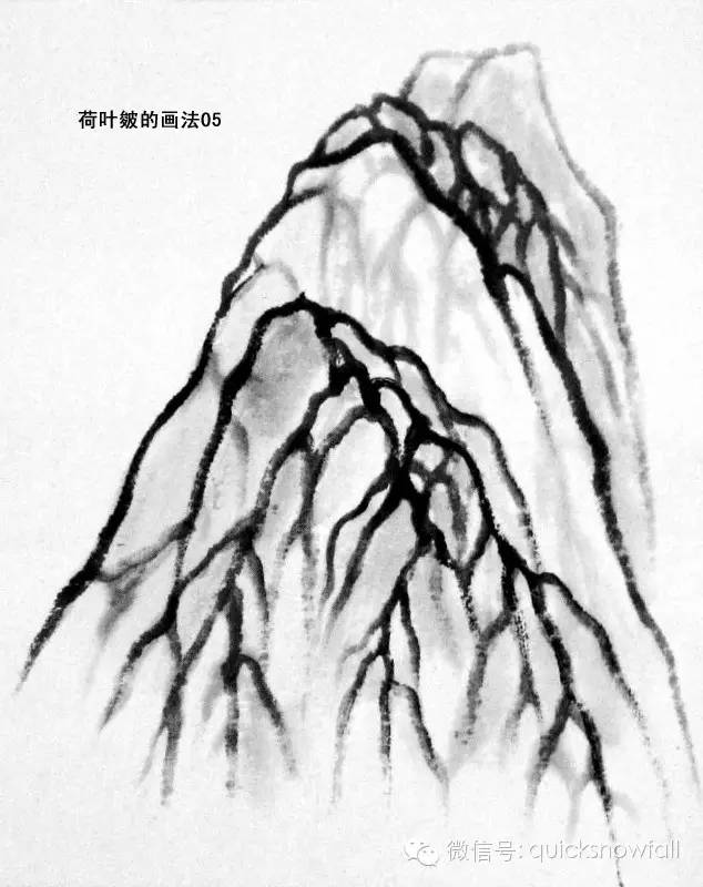 王飞飞山水画山石的画法,金学长山水画山石画法视频