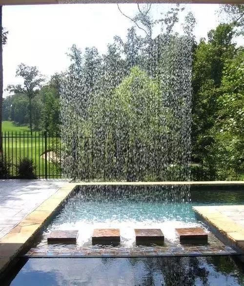 景观设计水景材料,室内水帘景观设计效果图