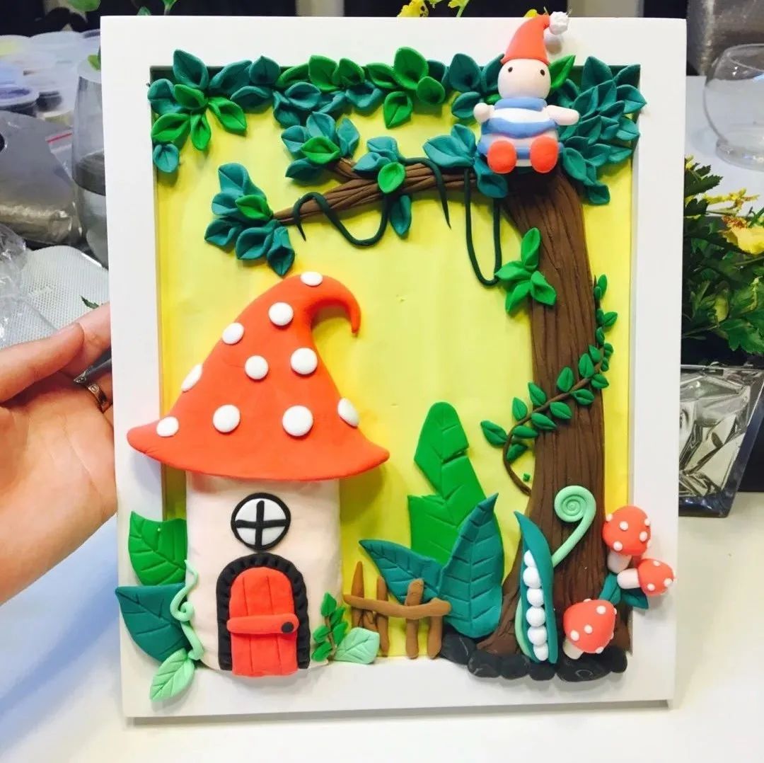 儿童手工粘土创意视频,7-12岁粘土手工简单好看小章鱼