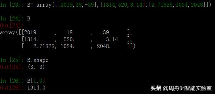 2020年数据分析必知必会（一）：NumPy数组