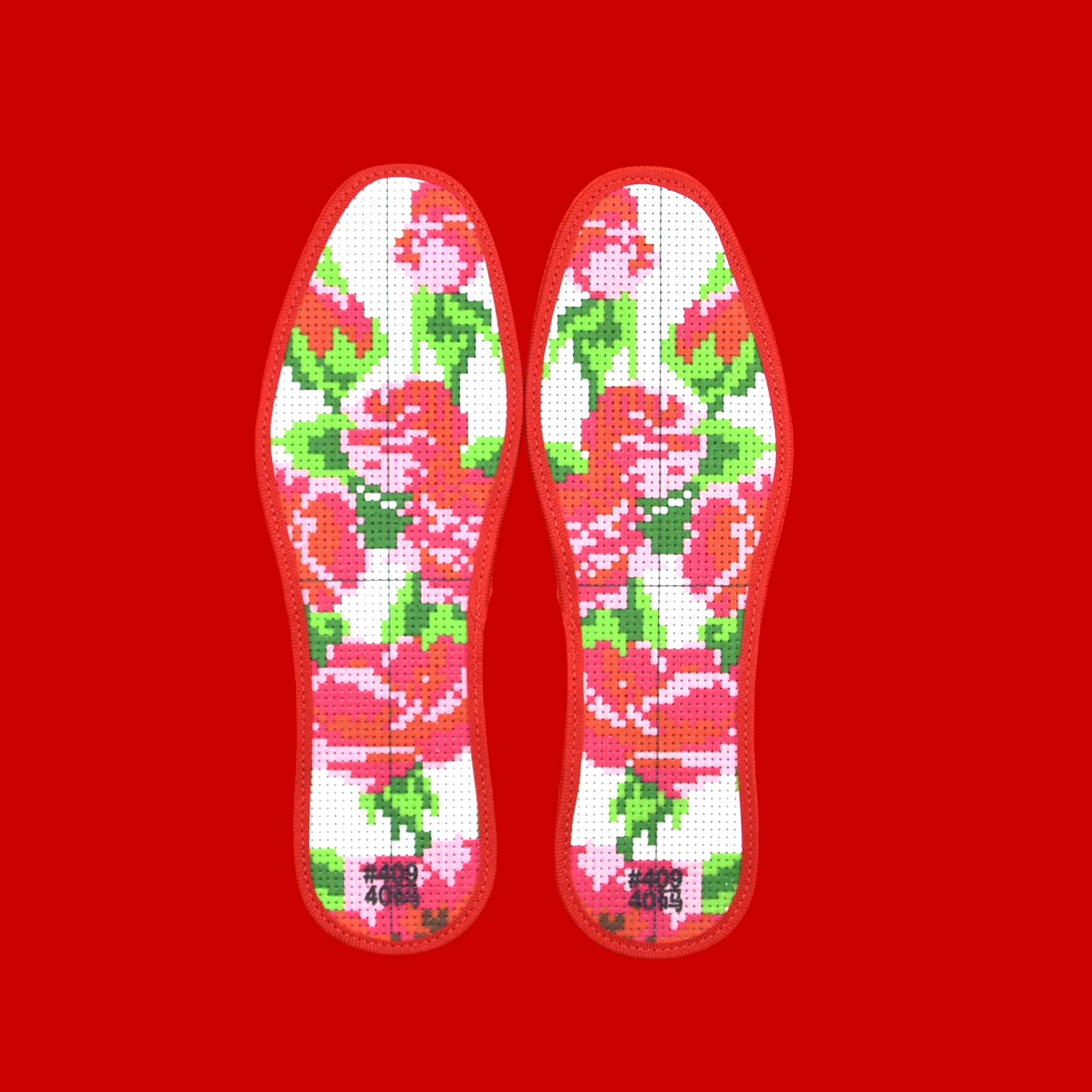 鞋垫绣花鞋垫,莒南鲁艺绣花鞋垫