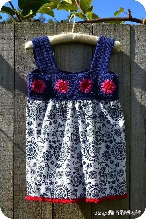 布艺手工制作蓬蓬裙,钩织裙子视频