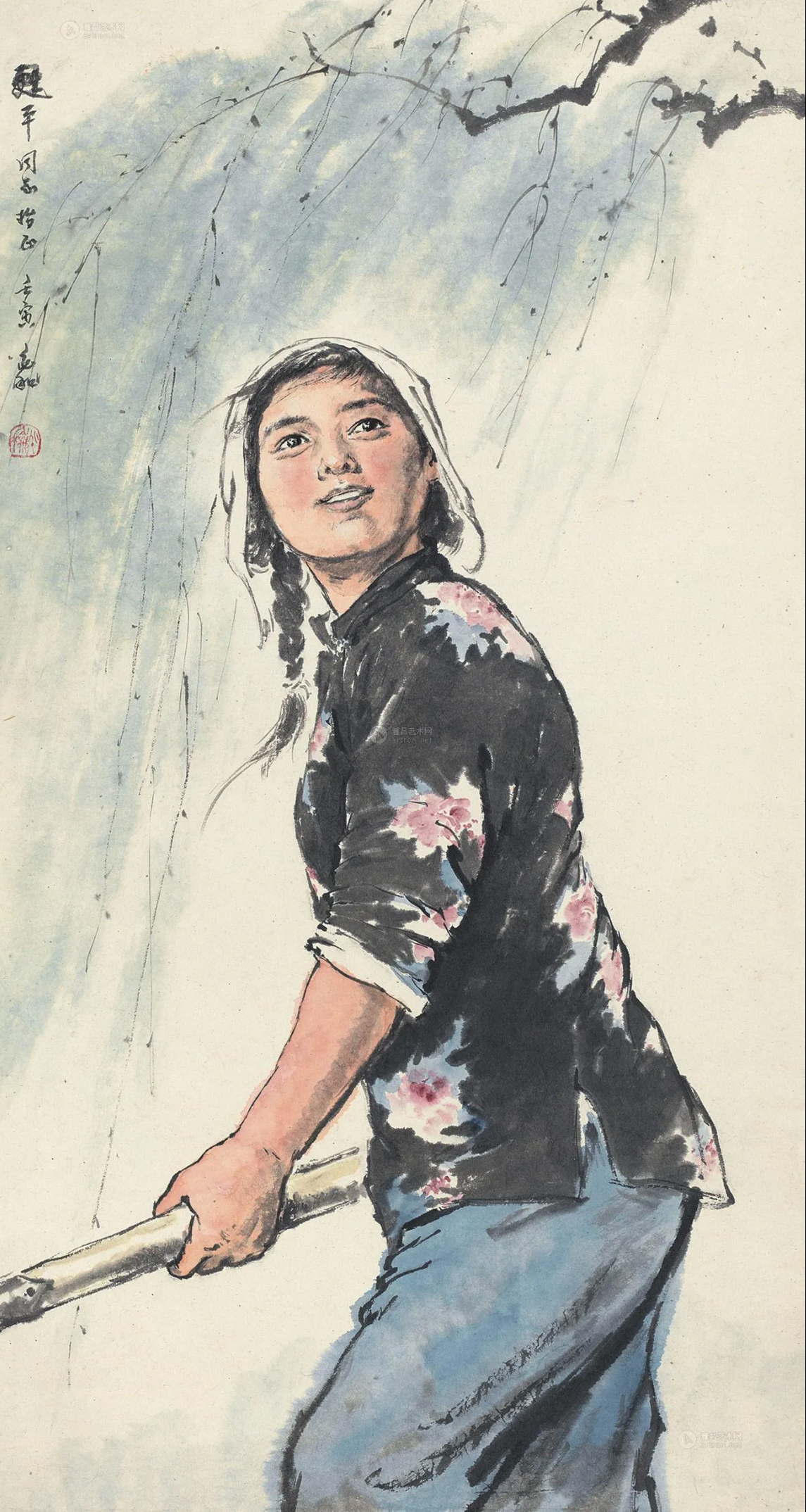 70年代名家绘画作品,体验90年代的绘画作品