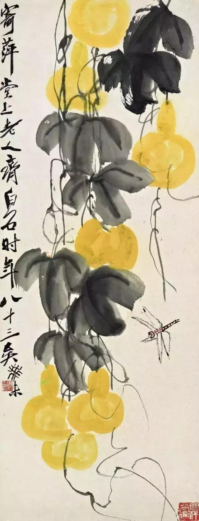 十大名家画葫芦,名家国画葫芦精品图