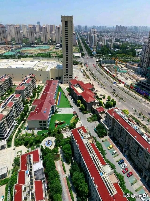 宿州城市最新发展,宿州城市全景图