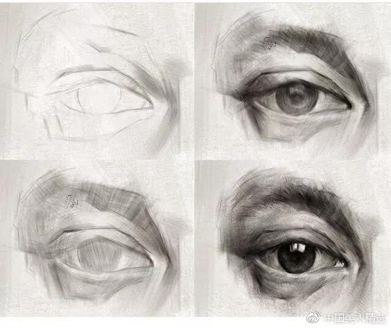 简笔画古风眼睛100种画法,古风眼睛100种画法简单