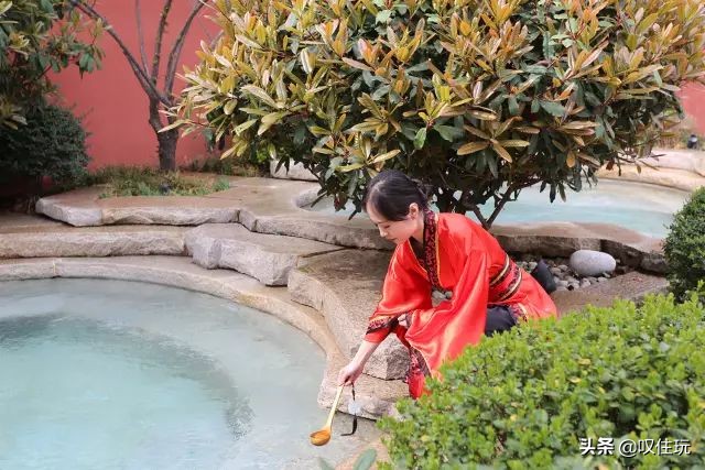 西安杨贵妃同款泡池酒店,杨贵妃西安温泉