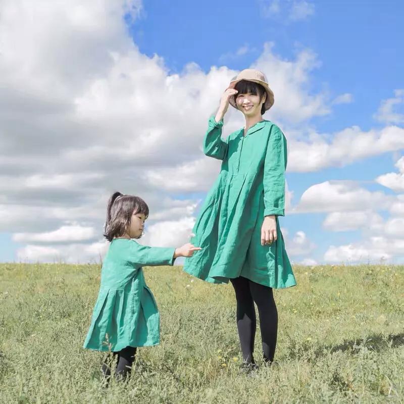 dollyave高级感小香风亲子连衣裙,亲子连衣裙穿搭技巧