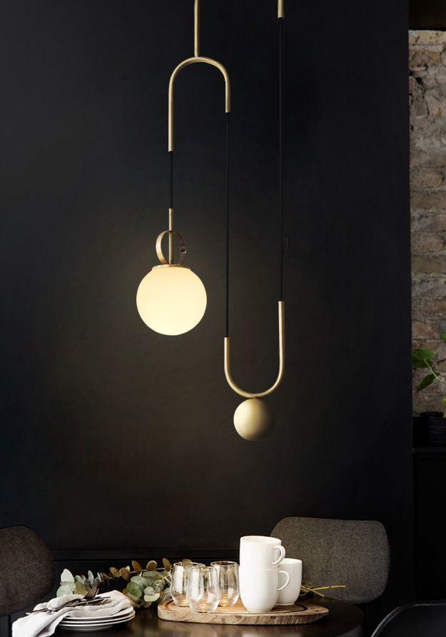 餐厅不仅重要吊灯也能提升颜值,餐厅有质感的吊灯