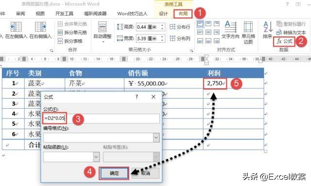 word表格如何自动更新数据,word的表格处理技巧