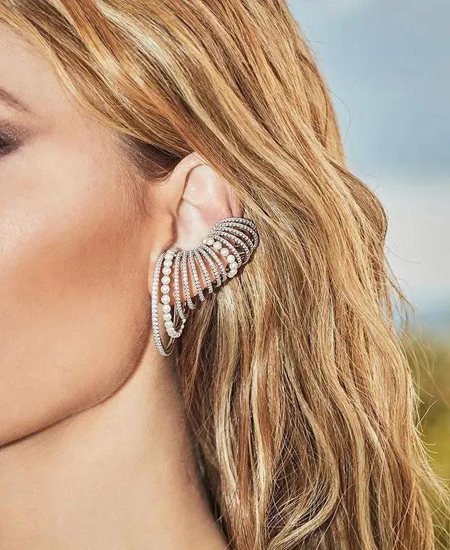 欧阳娜娜耳环,无耳洞耳钉欧阳娜娜