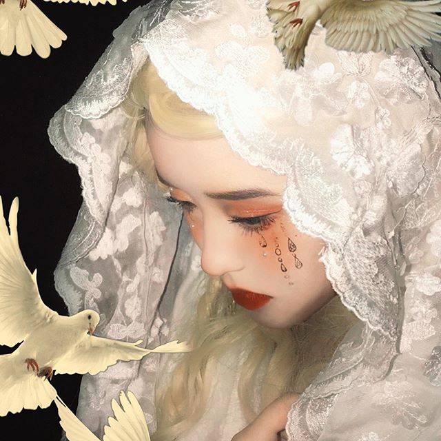 漫画脸cos仿妆超美博主,漫画感cos妆