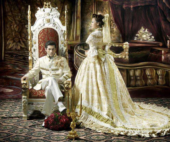 拍婚纱照的姿势大全集欧式,必拍的四种婚纱照风格