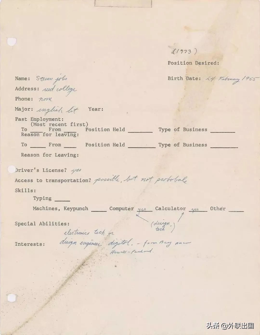 乔布斯个人简介英语ppt中英结合,乔布斯简介简短120字英文