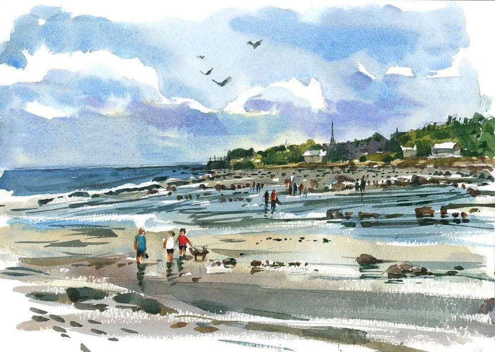 酣畅淋漓的水彩,酣畅淋漓水彩