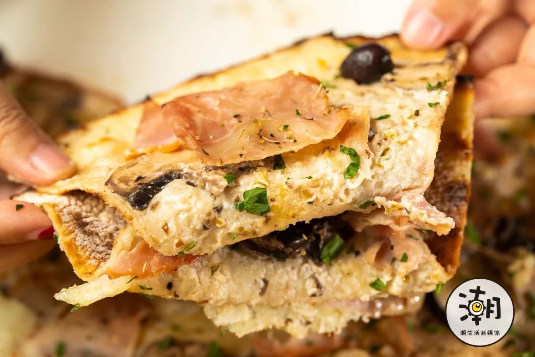 法式薄底比萨,0.9寸披萨