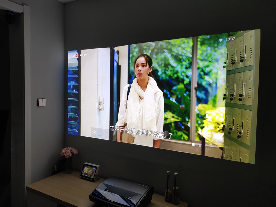 激光电视坚果极米,坚果su4k评测和坚果u1