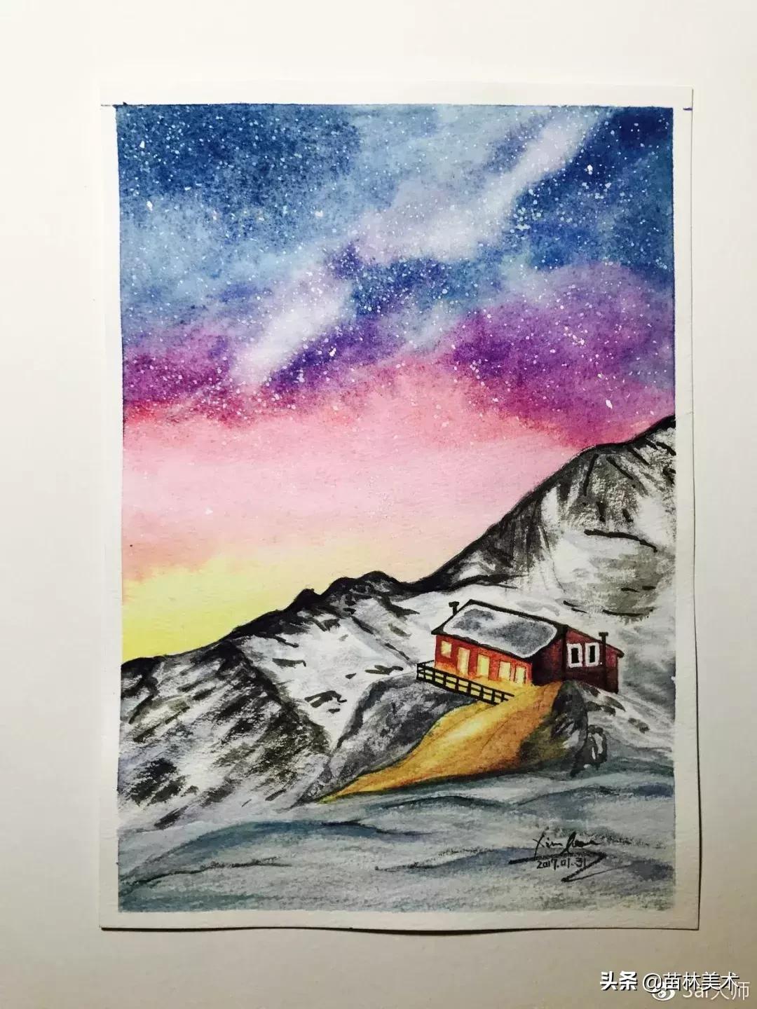 水彩入门工具推荐,零基础自学水彩入门