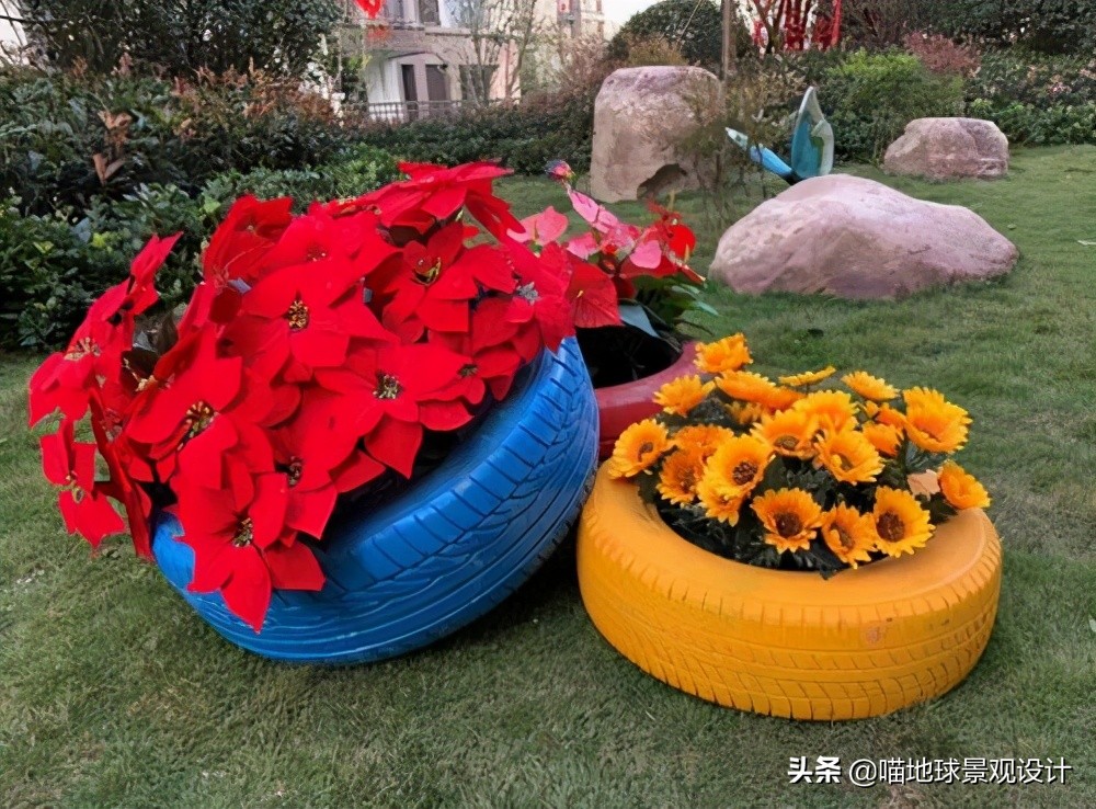 废旧轮胎再利用脑洞大开创意无限,废旧轮胎利用创意作品