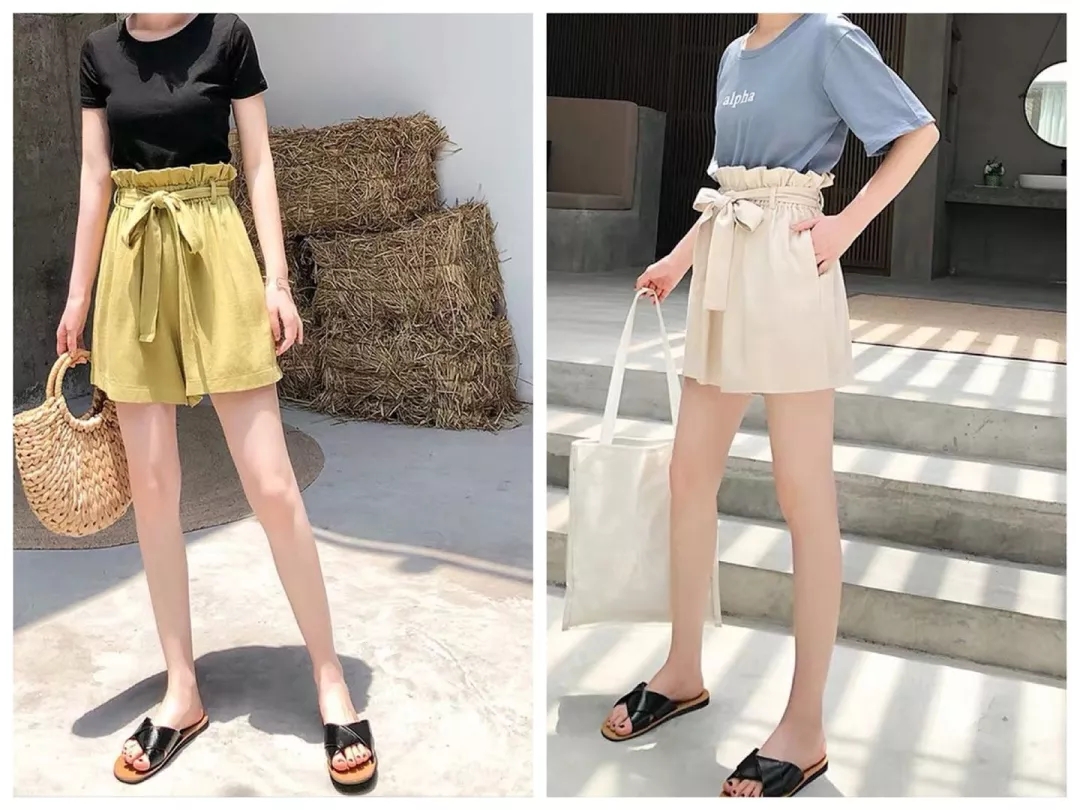 小个子微胖女生夏天穿的短裤,小个子夏季短裤适合穿多长