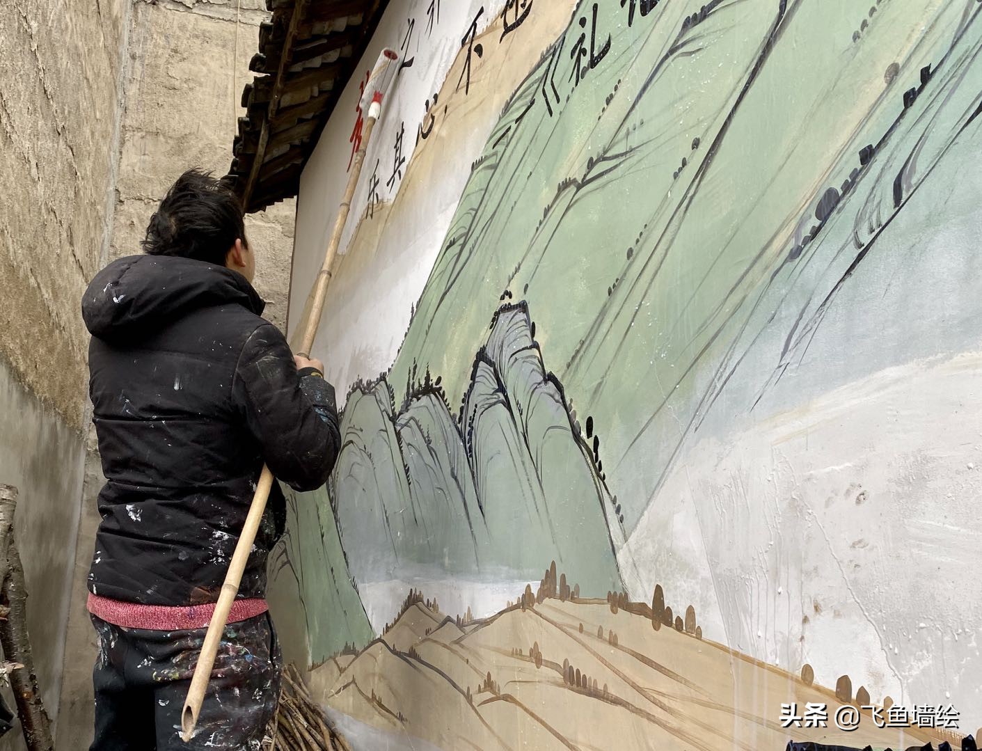 墙绘怎么画平整图片,墙绘怎样画写意